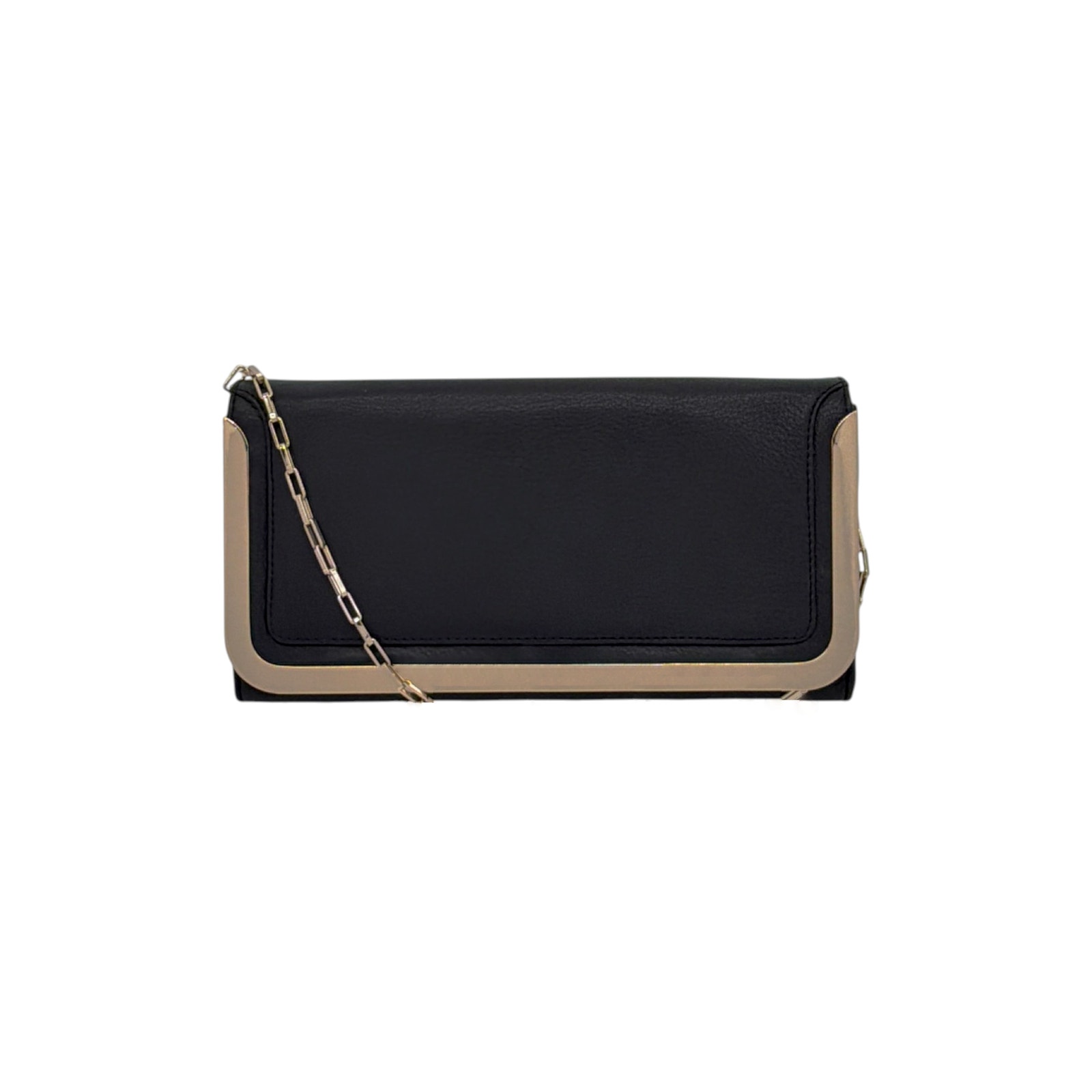 Botkier Misha Clutch With Optional Shoulder Strap In Black